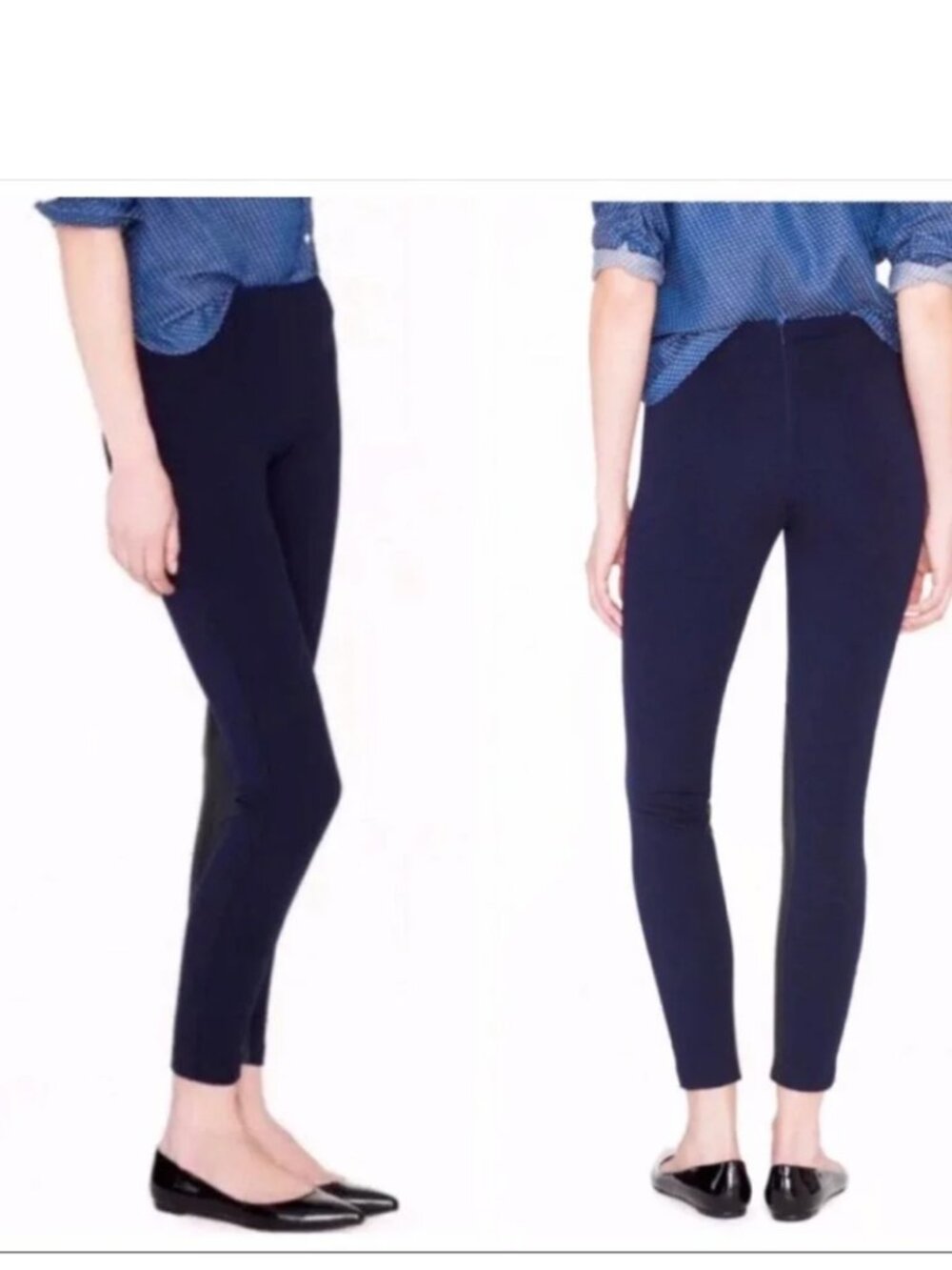 J. CREW Pants Pixie Zip Ponte Legging |  Size 4 Short